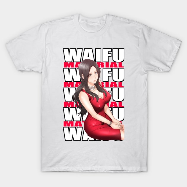 Waifu material t shirt hot sale